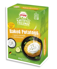 Popp Baked Potatoes mit Kartoffelcreme