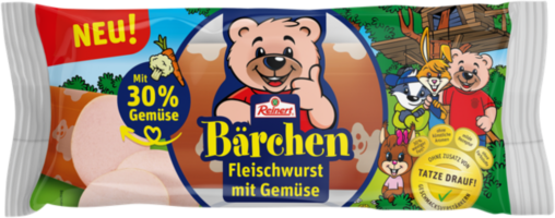 Reinert Bärchen-Fleischwurst mit Gemüse