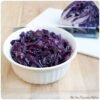 Gekochter Rotkohl - Fertig zum Servieren
