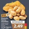 Festkochende Speisekartoffeln im Clippnetz