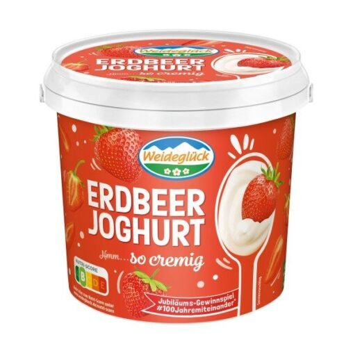 Weideglück Fruchtjoghurt Erdbeer,Schwarzkirsch