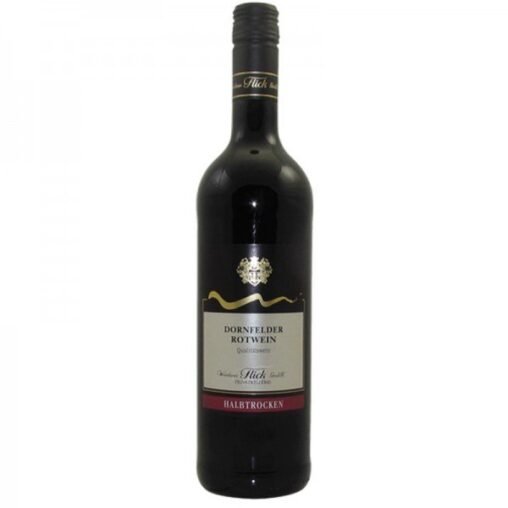 Weinhaus Flick Dornfelder Rotwein QbA halbtrocken