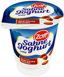 Zott Sahnejoghurt Wintertrio Bratapfel, Pflaume Zimt, Gebrannte Mandel