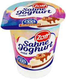 Zott Sahnejoghurt Cheesecake Love Erdb,Kirsch,Mango,Caramel