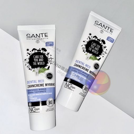 SANTE DENTAL MED Zahnpasta Myrrhe 有機綠茶+沒藥 藥用牙膏, 75ml：圖片 3