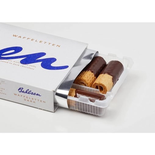 📣現貨📣 9/23 Bahlsen Waffeletten 巧克力半覆蓋酥脆捲 100g