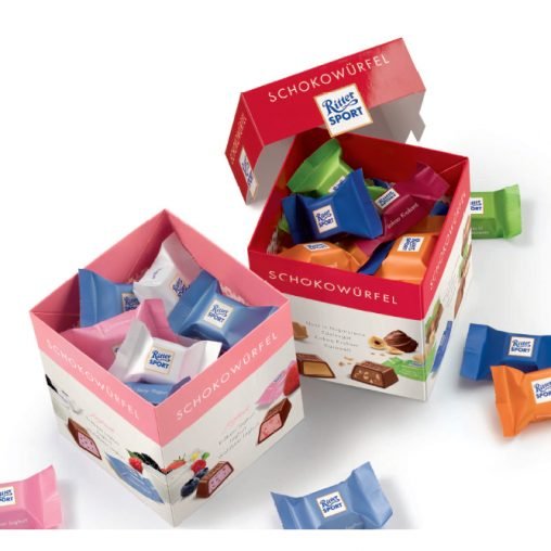 09.2023 德國 Ritter SPORT Schokogruß 可可骰子糖 (紅色)：圖片 3