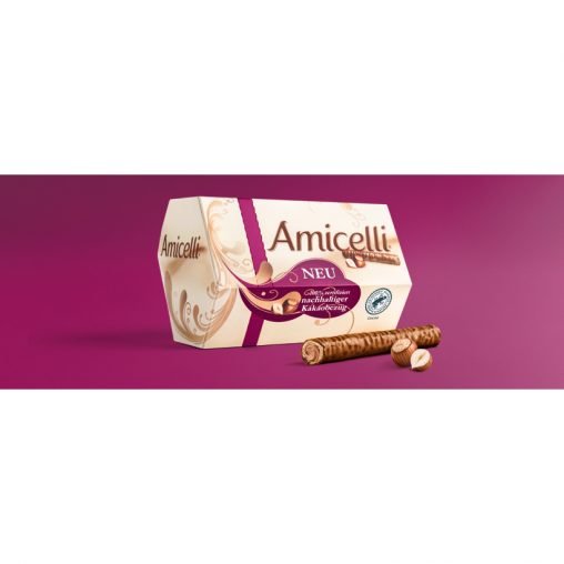 [2024/10] Amicelli 榛果脆餅巧克力條 威化餅 / 榛果脆餅巧克力條 200g 16入：圖片 6